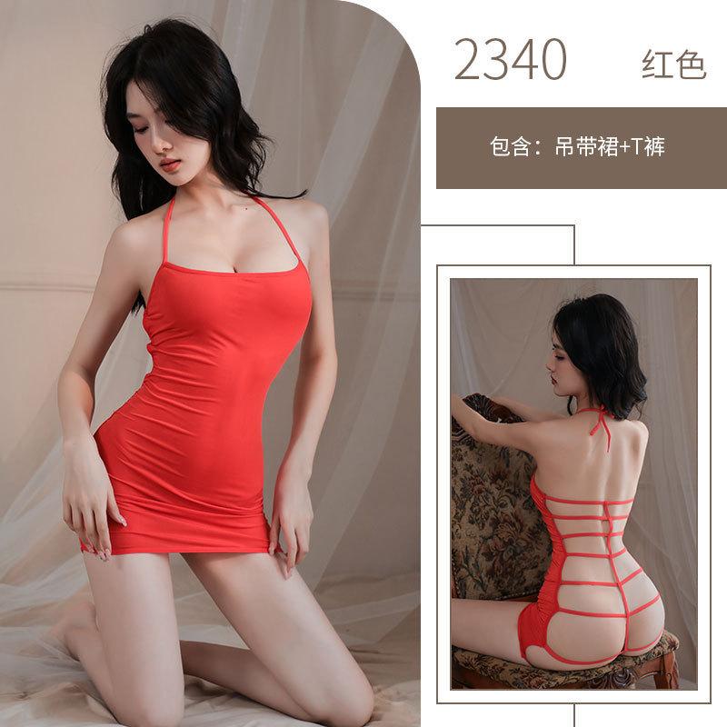 Sexy underwear perspective sexy mesh, hot teasing, free of suspenders