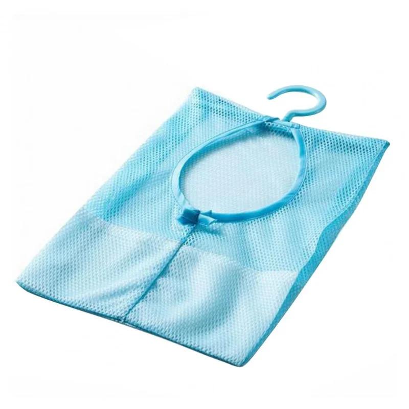 Сумка для хранения прочная быстросохнущая с крючком удобная сумка для белья складная защитная сетка сумка-органайзер для кухни