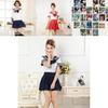 Очаровательный наряд японской школьницы, костюм для косплея, комплект с отложным воротником
