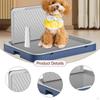 Dog Bathroom Tray with Guard, Nonslip Design for Pee Pads and Small Medium Dogs