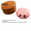 Dumpling Decompression Toy Cartoon Clicker with Steamer, 3D Printed Smiling Steamed Sensory Bun Toy, Shape Finger for Stress