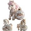 White Horse Christmas Hanging Pendant Cartoon Christmas Tree Ornament  New Year Gift