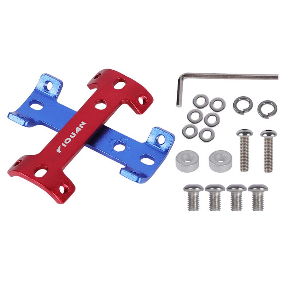 MTB Double Head Bicycle Bottle Cage Extension Rack Aluminum Alloy Mountain Bike Frame Water Cup Kettle Holder Extender Frame