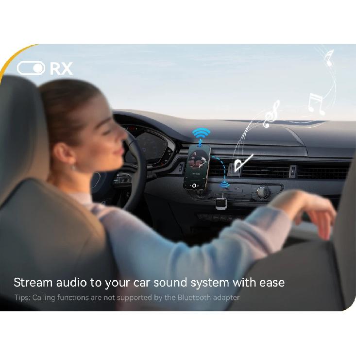 Joyroom Bluetooth 5.4 Receiver Transmitter 2-IN-1 AUX Car Bluetooth Adapter With LED Display TX/RX Dual Mode For Car Music