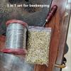 3 In 1 Set,100g Beehive Copper Eye and Installation Tool,500g Beehive Stainless Steel Wire for Honeycomb Foundation Frames