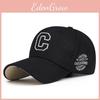 Letter C Embroidery Baseball Hat Wind Protection Peaked Caps Gift Breathable