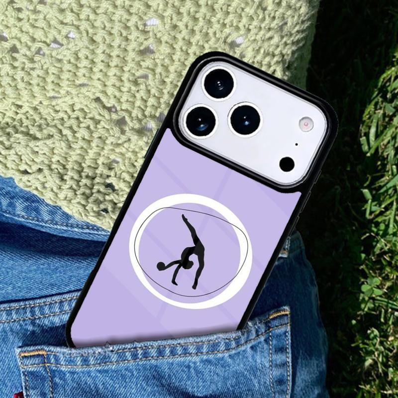 ribbon gymnastics movement Phone Case For iPhone 17 AIR 16 Pro Max 15 14 Pro 11 12 13 Shockproof Silicone Cover
