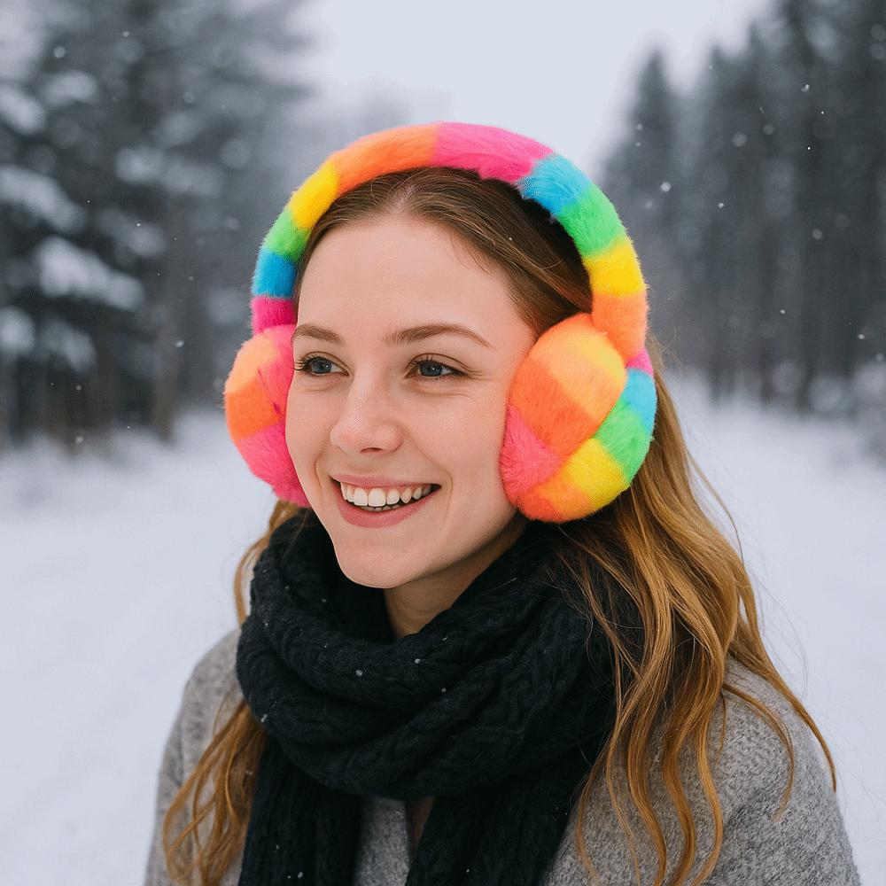 Зимняя теплая защита для ушей, защита ушей, пушистые наушники-закрывашки, мягкие плюшевые наушники для женщин, мужчин, для улицы