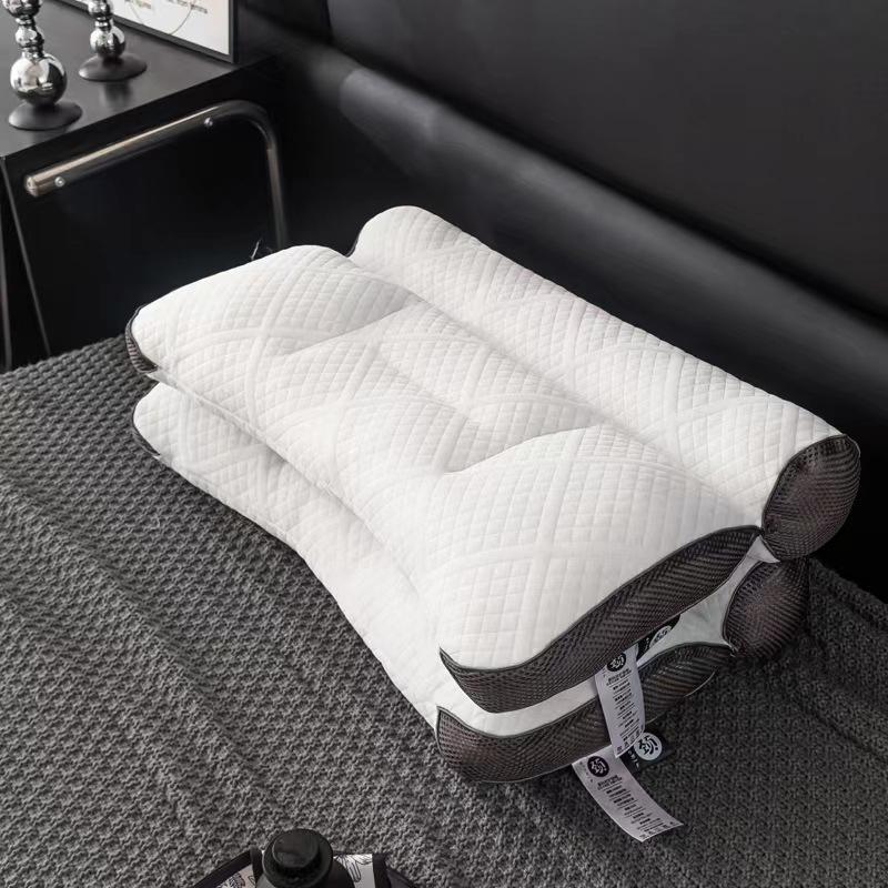 High-end Neck Pillow, Knitted Cotton Household Pillow, Cervical Spine Pillow Core, Breathable Single Student Dormitory