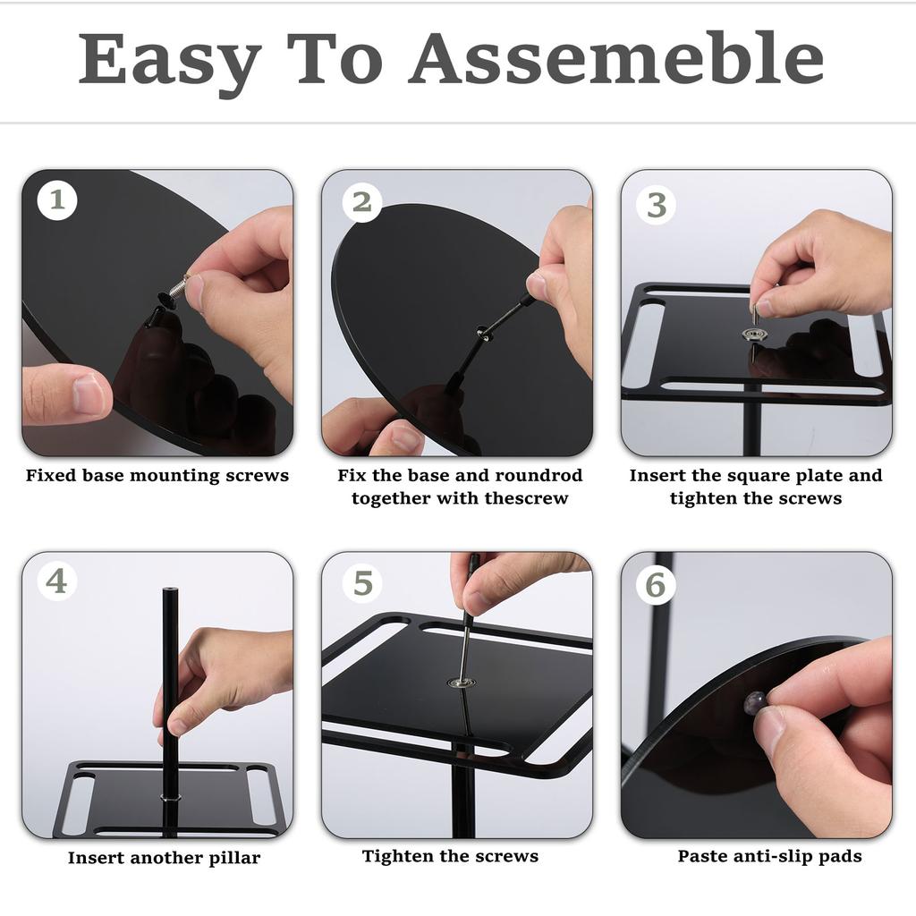 1/2-слойная вращающаяся на 360° подставка для солнцезащитных очков, акриловый прозрачный органайзер для очков, настольная стойка для 12/24 очков