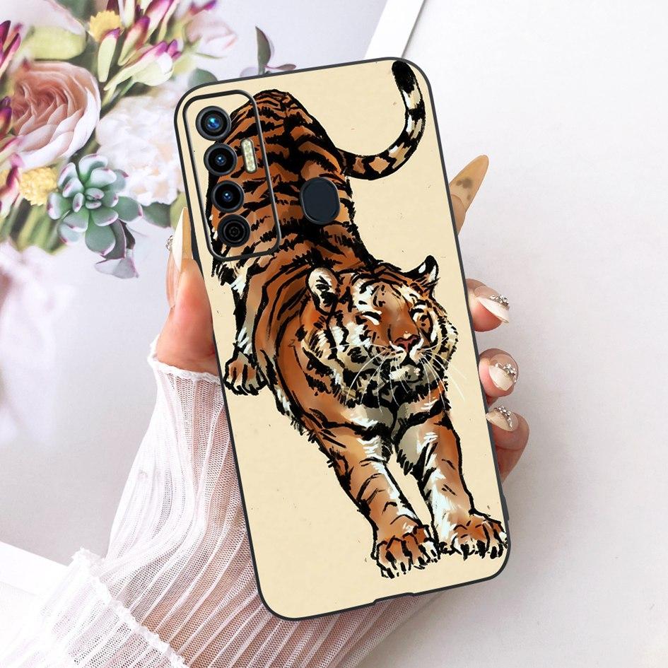 Ударопрочный чехол для Tecno Camon 17 Pro 17P Cover CG7 CG7n CG8 CG8h Милый мультяшный мягкий чехол для Tecno Camon 17 CG6 CG6j Задняя крышка