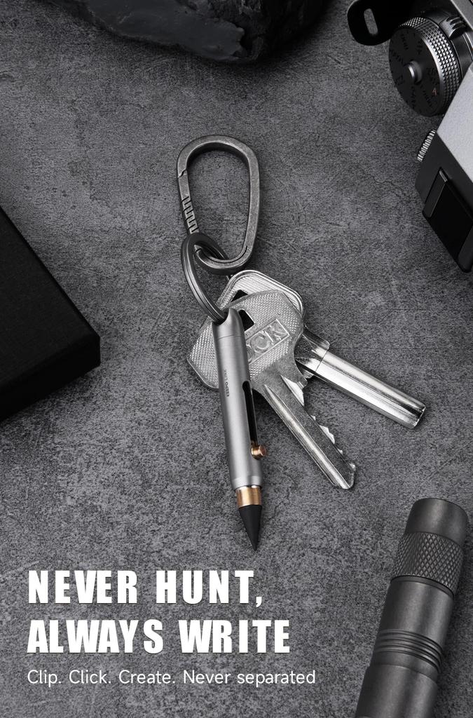 KEEPO LINK Мини Многоразовый Титановый Механический Карандаш 2 Сменных Идеально для и Школьных Принадлежностей OLP01 С Брелоком (В комплекте провода) EDC,