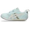 Sukusuku Basic Series Light Size Cm Kids' Low-Cut Two-Strap Shoes, Mint/Off-White, 236, 20.5