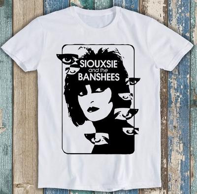 Siouxsie Banshees Постер Ограниченного Издания Панк Музыка Смешной Подарок Футболка T-Shirt 1833