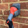 Wall Mounted Hose Nozzle Bracket with Securing Screws Leak Hole for Garden Outdoor Irrigation System Storage
