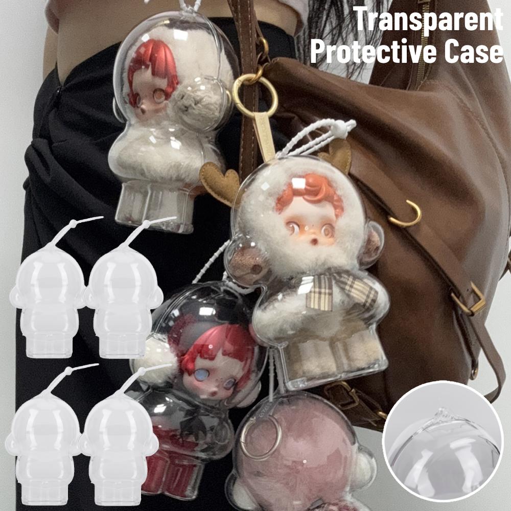 Прозрачный чехол для Skull Panda Winter Movement 1-5 шт. Прозрачная защитная крышка Пылезащитный дисплей Коробка для хранения Аксессуары для кукол