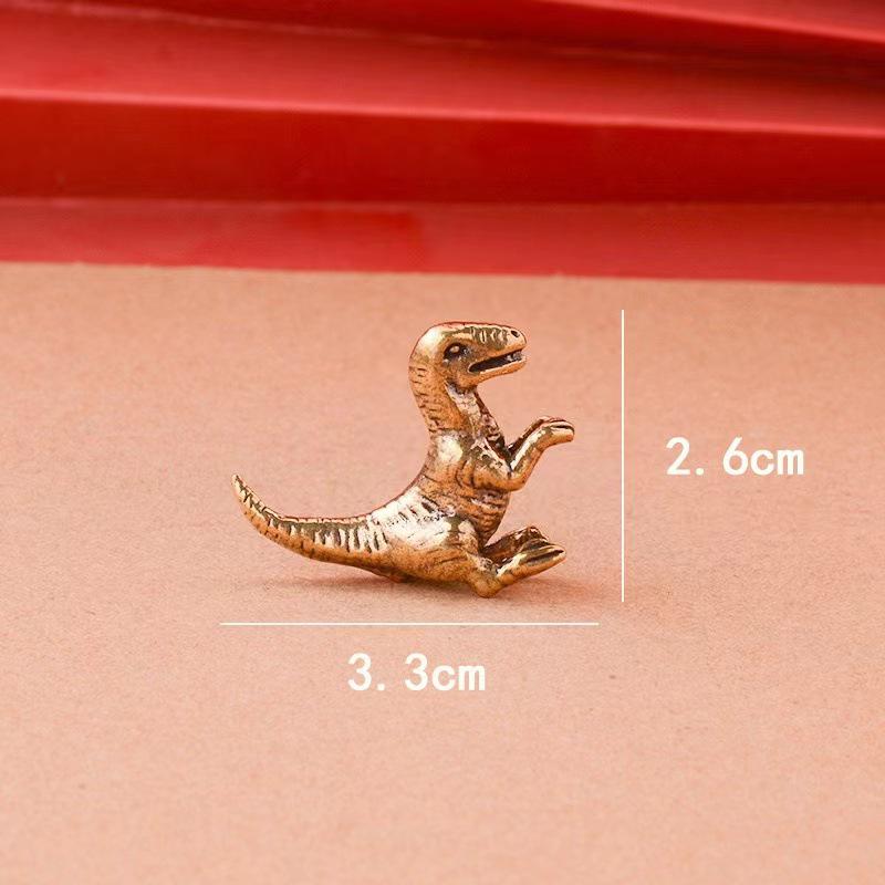 Юрский спинозавр динозавр латунный орнамент - креативный металлический настольный декор подарок
