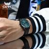 OPK 9001 Casual Sport Man Watches Luminous Leather Strap Chronograph Fashion Original Quartz Wristwatch for Man