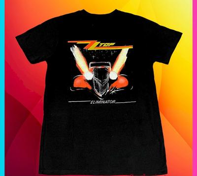 Новая футболка унисекс ZZ Top Eliminator 1983 Tour Concert Rock Мужская Винтажная Классическая CG140