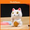 Миниатюрная фигурка кошки для бонсай, декор для сада из ПВХ в мультяшном стиле, для дома и в качестве подарка.