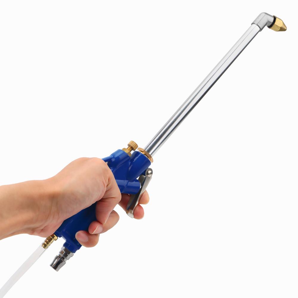 Engine Water Gun with 100cm Hose Aluminum Alloy Car Engine Oil Cleaner Tool High Press 40cm Pneumatic Cleaning Tool