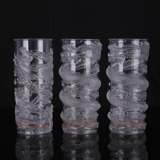 285 мл светодиодный мигающий дракон с изменением цвета, активированный водой, световая чашка для пива, вина, кружка