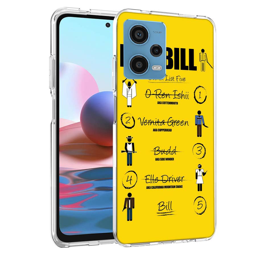 Чехол для телефона Kill Bill для Redmi Note 13 12 14 15 Pro Plus 13R 11 11T 11E 11S 10 Pro 10S 9 9S Чехол Cell Clear TPU Capa Cases Shoc