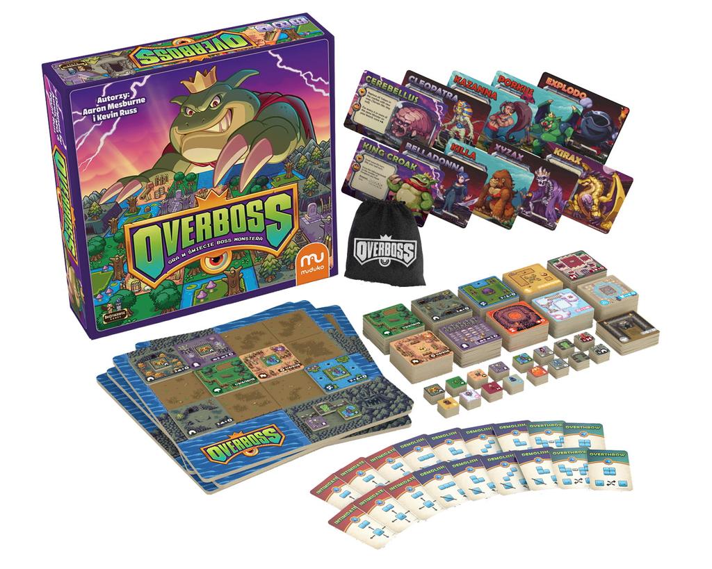 Overboss. Board game. Muduko