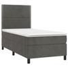VidaXL Slat Bed Base with Mattress and LED, Upholstered Bed, Single Bed, Adult Bed for Interior Bedroom, 3136042