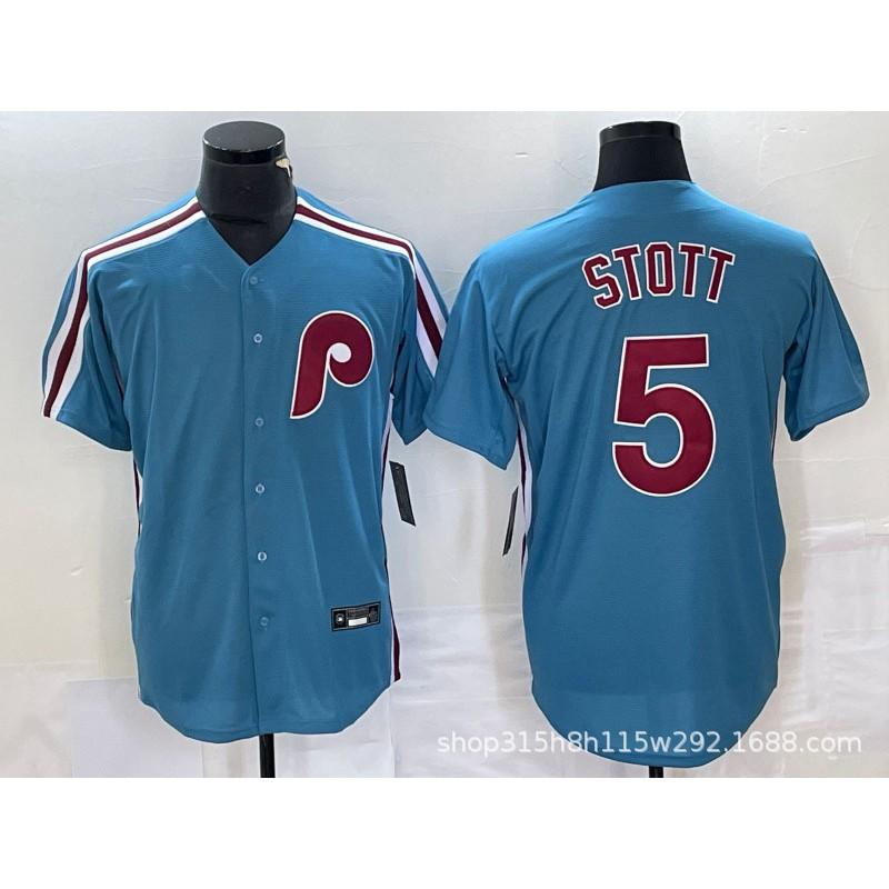 Philadelphia Phillies MLB Baseball Jersey T-Shirt Unisex Short Sleeve Embroidered Fan Apparel