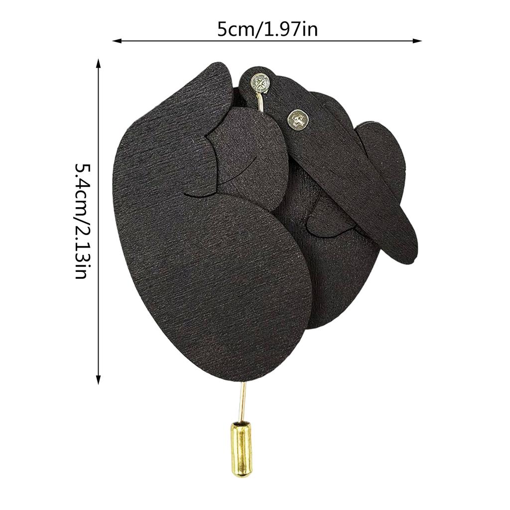 Набор из 10 интерактивных брошей в виде среднего пальца, стильная брошь в виде жеста, деревянная текстура, подарок другу