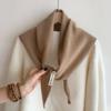 Wool Knitted Triangle Shawl Women's Autumn and Winter Small Scarf