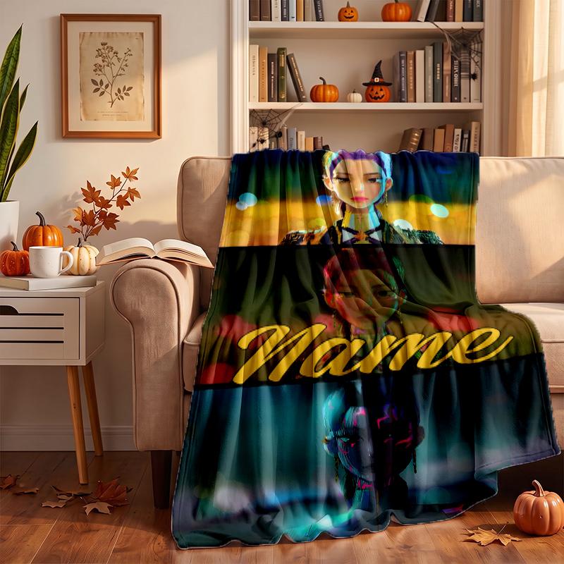 rumi Custom Flannel Blankets Soft Warm Cozy Throws for Home Decor Holiday Gifts