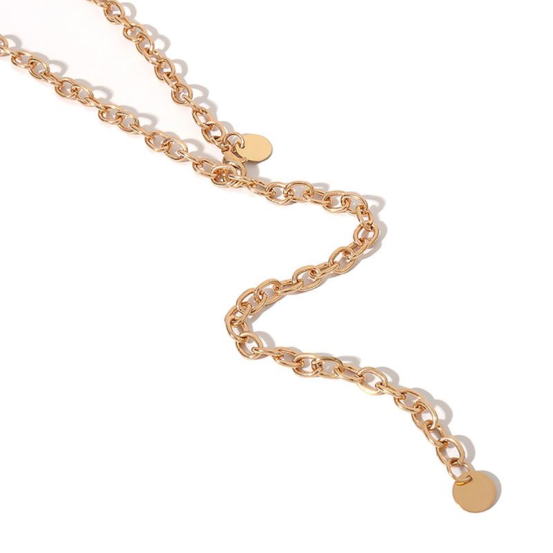 Women Lady Waist Chain Belt Metal Gold Silver Color Waistband Chain Belt