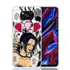 NaNa Osaki Anime Case Phone Cover for Xiaomi Redmi Note 10 9 9S 8 8T 7 5 Pro Mi 12T 11T 10T 9T 12 11 Lite A3 A2 Trend Fundas Mi