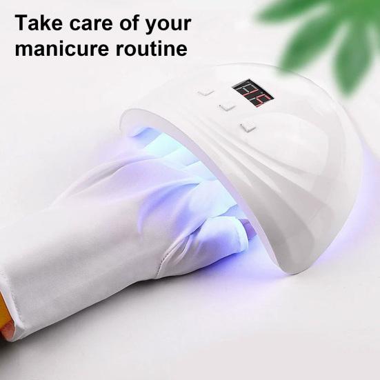 1/2 пары хлопковых увлажняющих перчаток для сухих рук, успокаивающие увлажняющие перчатки без пальцев для сенсорных экранов для спа-салонов для мужчин и женщин