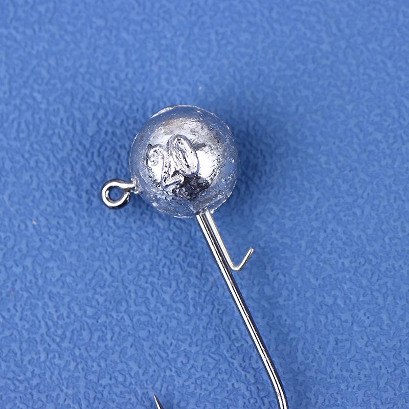 Палисандровые Джиг-головки Рыболовный Крючок Длинное Ушко Широкий Зазор 5Г 7Г 10Г 14Г Неокрашенные Шарик Острые Джиг-головки Для Форели Окуня Рыболовные Снасти