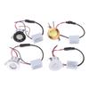 Mini Led Spotlight Lamp Downlights Cob 3W 220V/12V Jewelry Cabinet Light Black White Gold Silver Finish Aluminum Cut Hole 30Mm