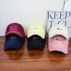 Rabbit embroidery gradual change hole embroidery baseball cap spring casual versatile face small cap men and women