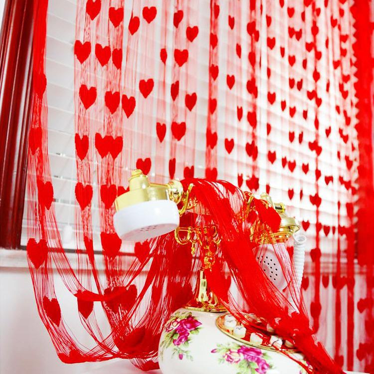 Занавеска из бусин Love Thread - ширина 1 м, высота 2 м: Дверь, Перегородка, Гостиная, Спальня, Крыльцо, Дизайн по Фэн-Шую