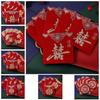 6 шт./упак. новый свадебный красный конверт мини-счастливые деньги красный пакет подарок