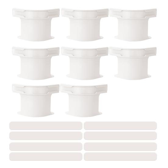 8 шт. держатель простыней с замковой полосой, прочный, держит простыни плотно, угол простыни на резинке, держатель, застежка, подходит для всех размеров матраса