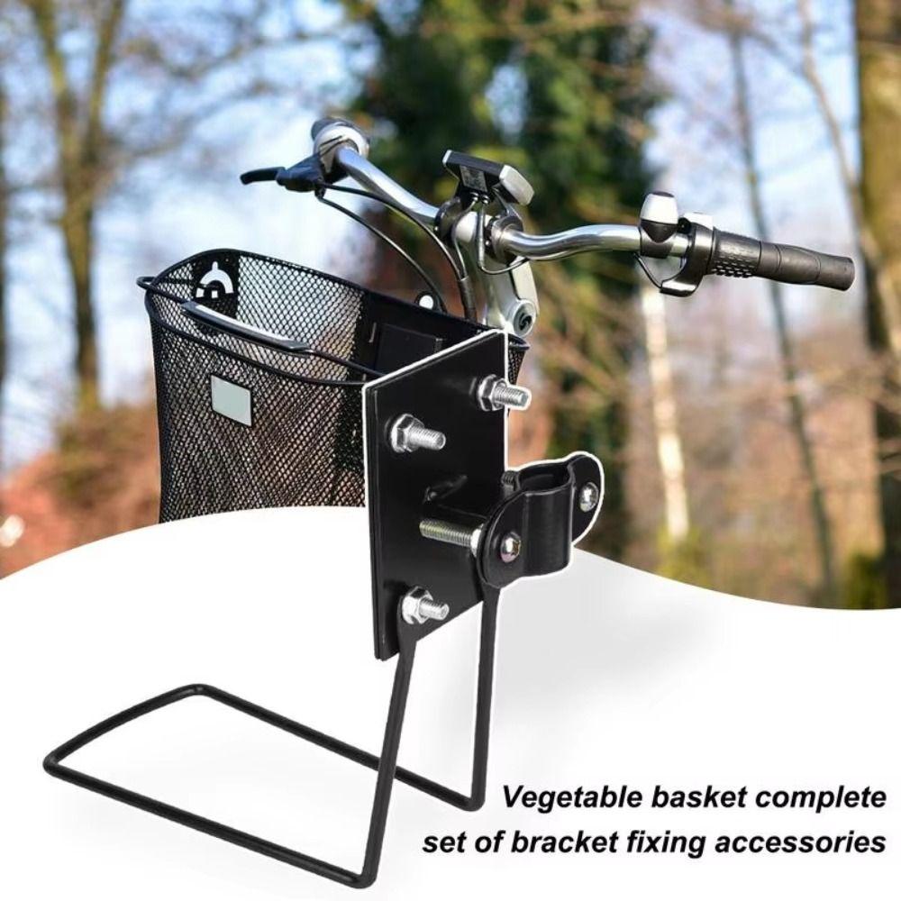 Attachment Bike Basket Fixed Holder Front Rear Bike Basket Mount Bicycle Basket Holder Cargo Rack