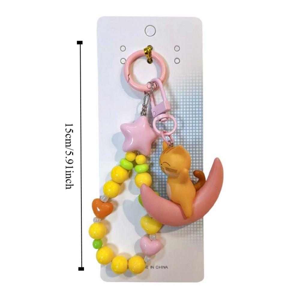 Soft Furry Simulated Cat Doll White Gray Stuffed Cat Keychain Kitten Plush Toy  Pet Toys