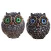 Lucky Owl Owl Mini Statue Realistic Owl Ornament Creative Owl Figurine Beads  Desktop Decoration