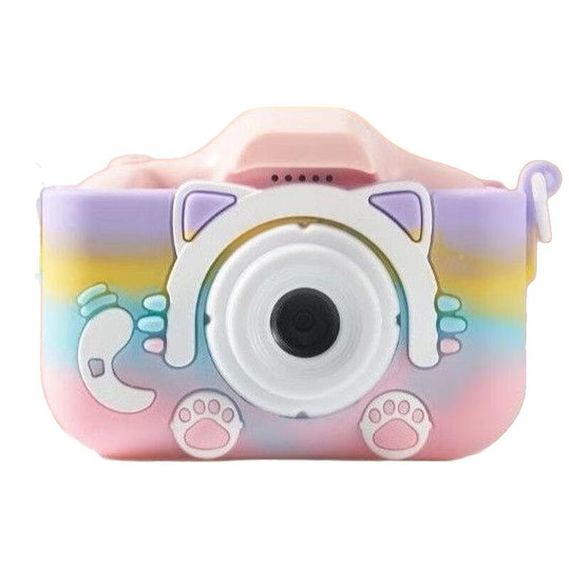Rainbow Digital Camera for Kids: Girl's Photo-Taking Birthday Gift - X2-MCM