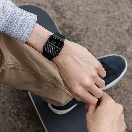 Casio Стандартные наручные часы-калькулятор Часы CA-53WF-1B зарубежная модель.