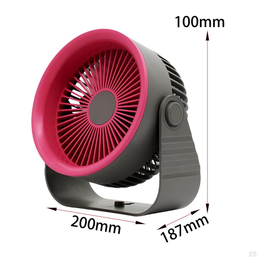 Компактный вентилятор с регулируемым углом наклона и несколькими скоростями для использования в домашнем офисе