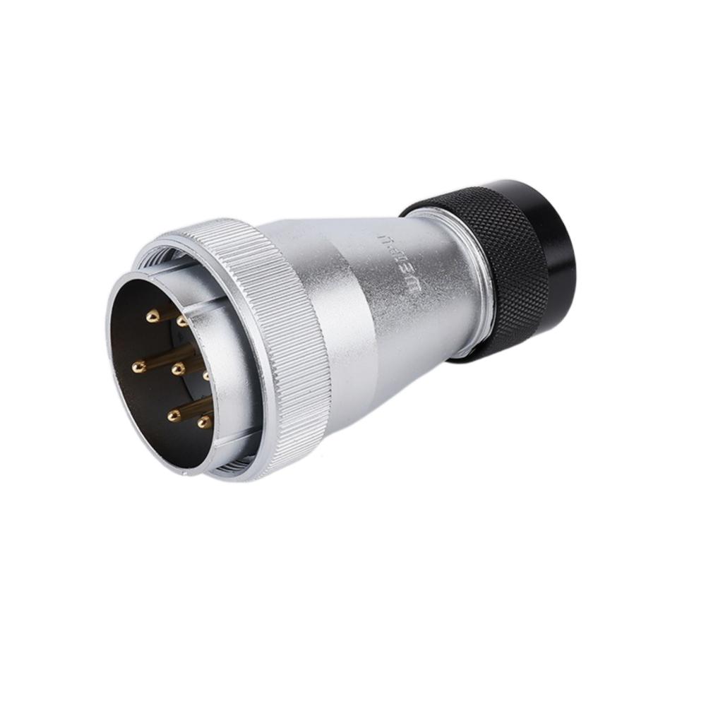 WEIPU WS48 TD+Z M48 Circular Waterproof Bulkhead Connector 5 7 20 27 38 42 Pin AC DC Power Adapter 50A Male Plug Female Socket
