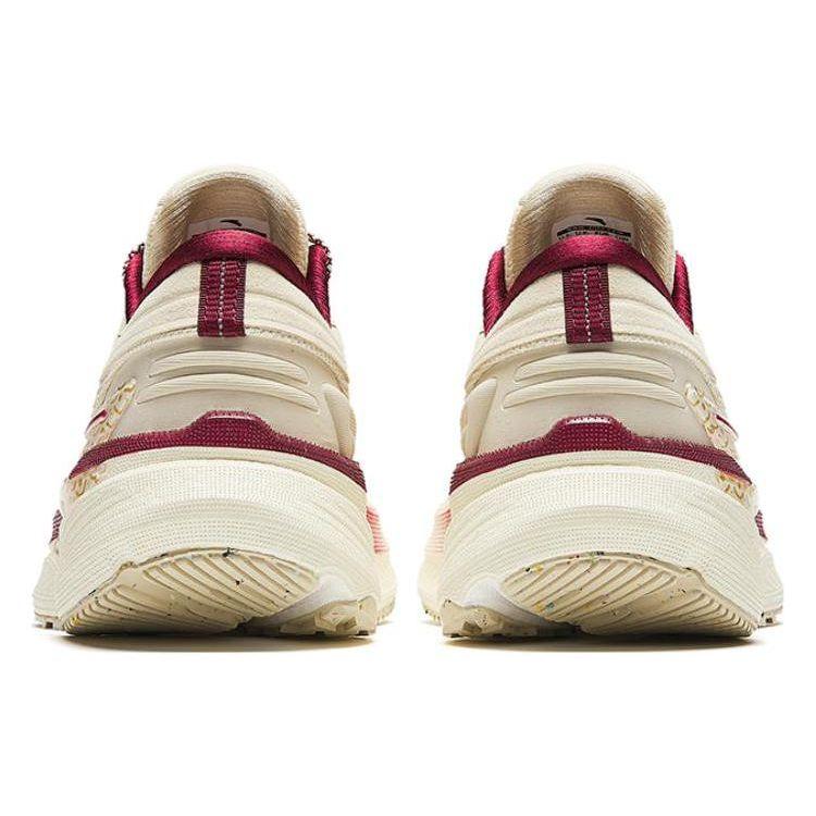 Anta CC Nitrogen Technology Professional Cushioning Легкие прочные низкие кроссовки для бега для женщин бежевые 922415551-6